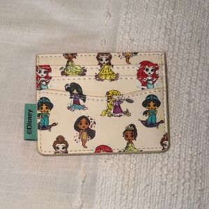 Loungelfly Disney Princess Card Holder - Cream